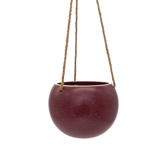 Orbit Hanging Planter Ruby