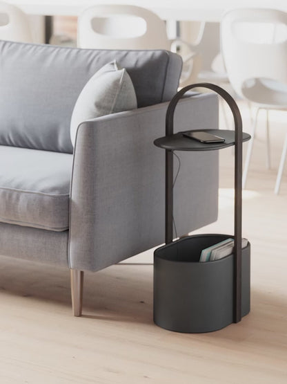 Umbra Bellwood Storage Table Black & Walnut