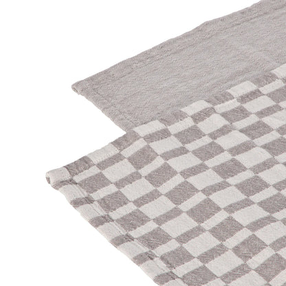 Heritage Check Cotton Tea Towel 2pcs Set