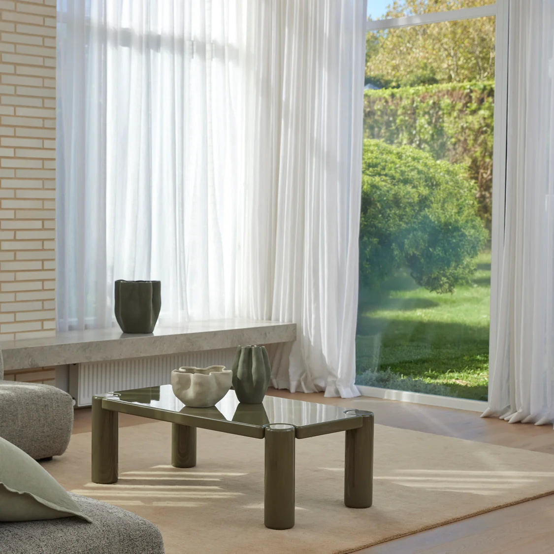 Amalfi Fluid Vase Green