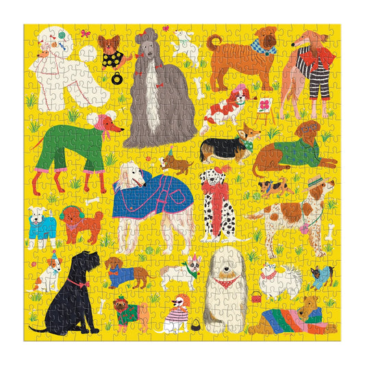 Galison Fashionable Dogs Puzzle 500pcs Multi-Coloured