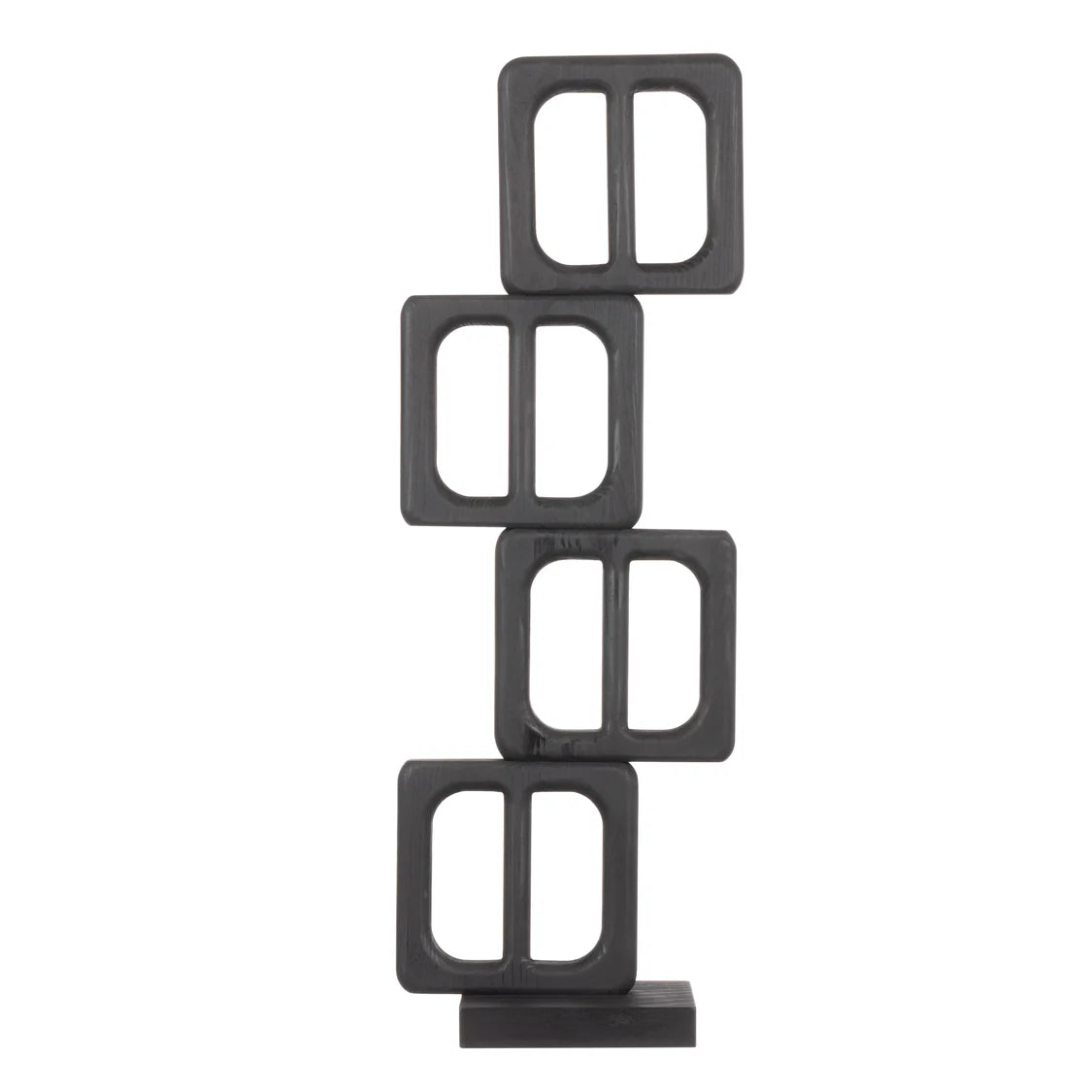 Amalfi Knox Wooden Sculpture Black