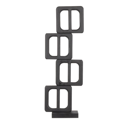 Amalfi Knox Wooden Sculpture Black