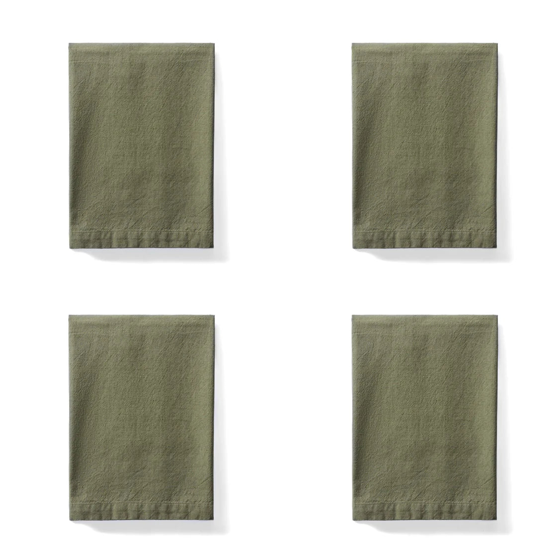 Amalfi Sorrento Liveable Linen Napkins 4pcs Set Green