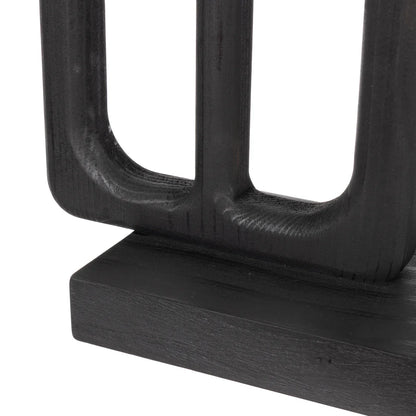 Amalfi Knox Wooden Sculpture Black