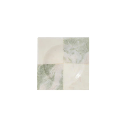 Amalfi Sachi Check Dish White & Onxy