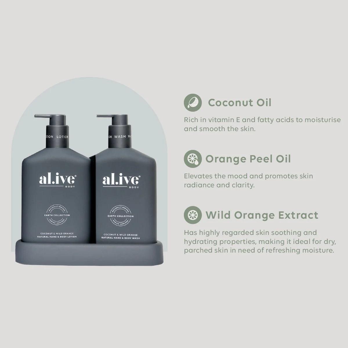 Wash & Lotion Duo - Coconut & Wild Orange - Artful & Sage Collective