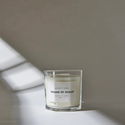 Society Home Visions of Venice Scented Soy Candle