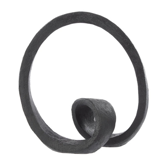 Amalfi Arcus Abstract Sculpture Black
