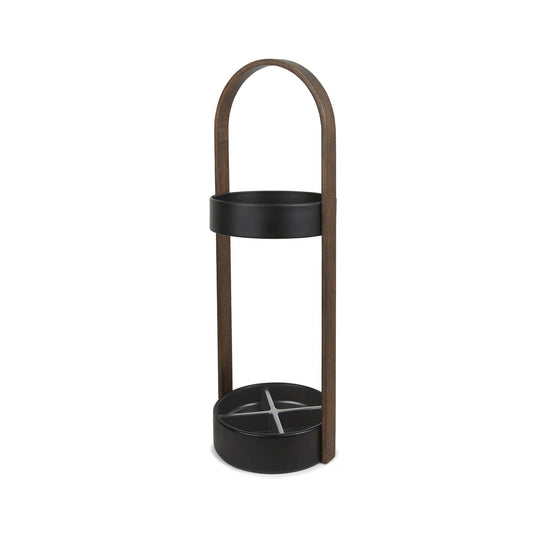 Umbra Bellwood Umbrella Stand Black & Walnut