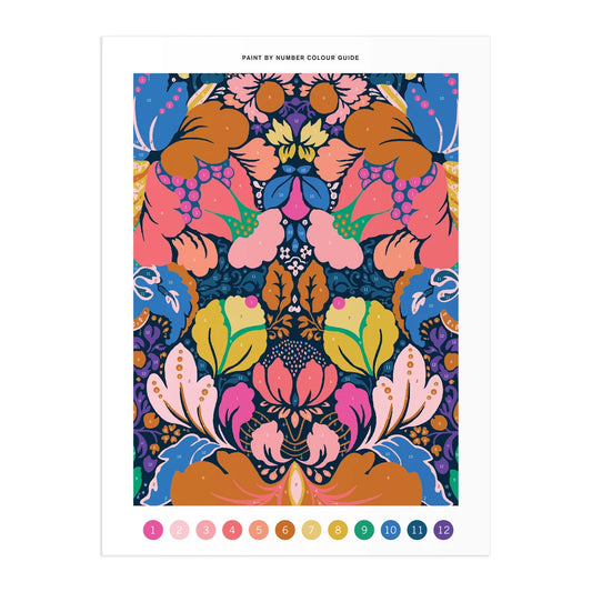 Galison Liberty Glastonbury Paint by Number Kit